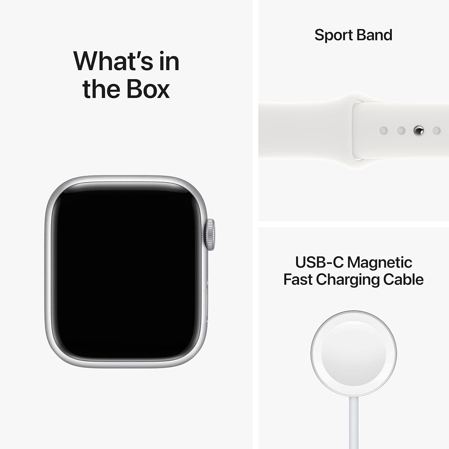 Buy Apple,Apple Watch Series 8 (GPS, 45mm) - Silver Aluminium Case with White Sport Band - Gadcet UK | UK | London | Scotland | Wales| Near Me | Cheap | Pay In 3 | Smart Watches