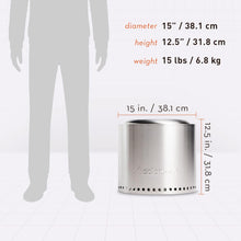 Buy Solo Stove,Solo Stove Ranger 2.0 Smokeless Fire Pit | Portable Wood Burning Outdoor Firepit | Stainless Steel | Removable Ash Pan | 38 × 32 cm - Gadcet UK | UK | London | Scotland | Wales| Near Me | Cheap | Pay In 3 | Outdoor Fireplaces