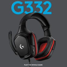 Buy Logitech,Logitech G332 Wired Gaming Headset - Black|Red - Gadcet UK | UK | London | Scotland | Wales| Ireland | Near Me | Cheap | Pay In 3 | Headphones & Headsets