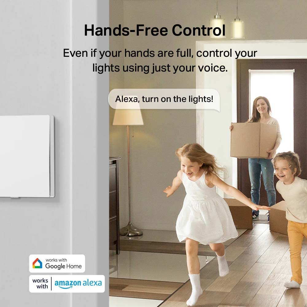 Buy Tapo,Tapo Smart Light Switch 1 Gang 1 Way – Voice Control, Away Mode, No Neutral Required, Battery Included, Works with Alexa & Google (Tapo S210) - Gadcet UK | UK | London | Scotland | Wales| Near Me | Cheap | Pay In 3 | Electrical Switches
