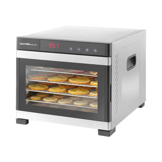 Buy SousVideTools,SousVideTools Hendi 6-Tray Stainless Steel Food Dehydrator with Touch Panel, Timer & Thermostat Control for Fruit, Meat, and Vegetables - Gadcet UK | UK | London | Scotland | Wales| Near Me | Cheap | Pay In 3 | Kitchen Appliances