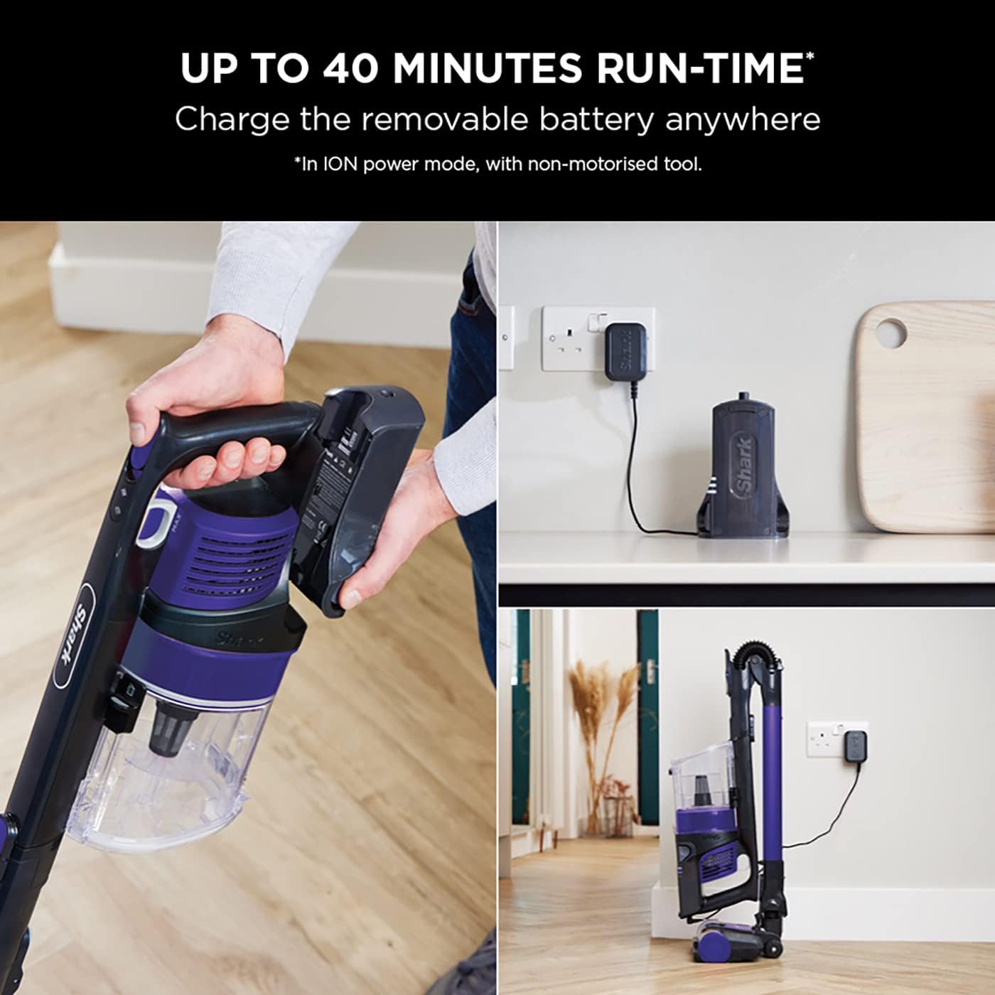 Buy Shark,Shark Cordless Stick Vacuum Cleaner IZ202UKT – Anti Hair Wrap, 40min Runtime, Pet & Crevice Tools, Purple - Gadcet UK | UK | London | Scotland | Wales| Near Me | Cheap | Pay In 3 | Upright Vacuums