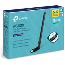 Buy TP-Link,TP-Link AC600 High Gain USB Wi-Fi Dongle - Dual Band Wi-Fi Adapter with 5dBi Antenna for PC, Desktop, Laptop, Supports Windows 11/10/8.1/8/7/XP, macOS X 10.9-10.14 (Archer T2U Plus) - Gadcet UK | UK | London | Scotland | Wales| Near Me | Cheap | Pay In 3 | Network Cards & Adapters
