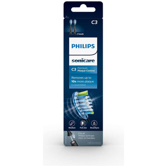 Buy PHILIPS,Genuine Philips Sonicare C3 Premium Plaque Control Toothbrush Head, HX9042/95, 2-pk, Black - Gadcet UK | UK | London | Scotland | Wales| Near Me | Cheap | Pay In 3 | Toothbrush Accessories