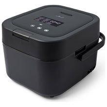 Yum Asia Hotaru 3-Cup Induction Rice Cooker – Slate Grey | Ceramic Bowl, Multi-Cooker, LED Display, UK Plug
