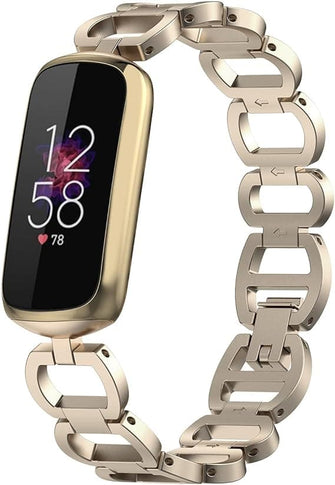 Buy Fitbit,Gorjana for Luxe Parker Link Bracelet - Soft Gold Stainless Steel -  (Bracelet Only) - Gadcet UK | UK | London | Scotland | Wales| Ireland | Near Me | Cheap | Pay In 3 | Watch Accessories