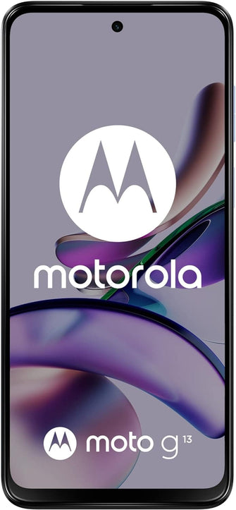 Buy Motorola,Motorola Moto (g13, 6.5 Inch 90 Hz HD+ Display, 50 MP Quad Pixel Camera, Dolby Atmos Stereo Speakers, 5000 mAh Battery, TurboPower Charging, 4/128 GB, Dual SIM), Lavender Blue - Gadcet UK | UK | London | Scotland | Wales| Near Me | Cheap | Pay In 3 | Mobile Phone