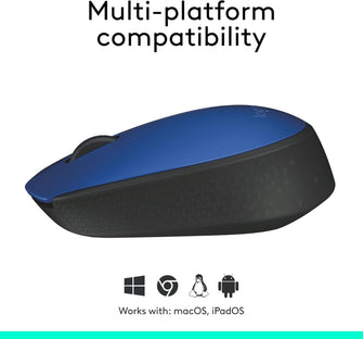 Logitech M171 Wireless Optical Mouse – Blue
