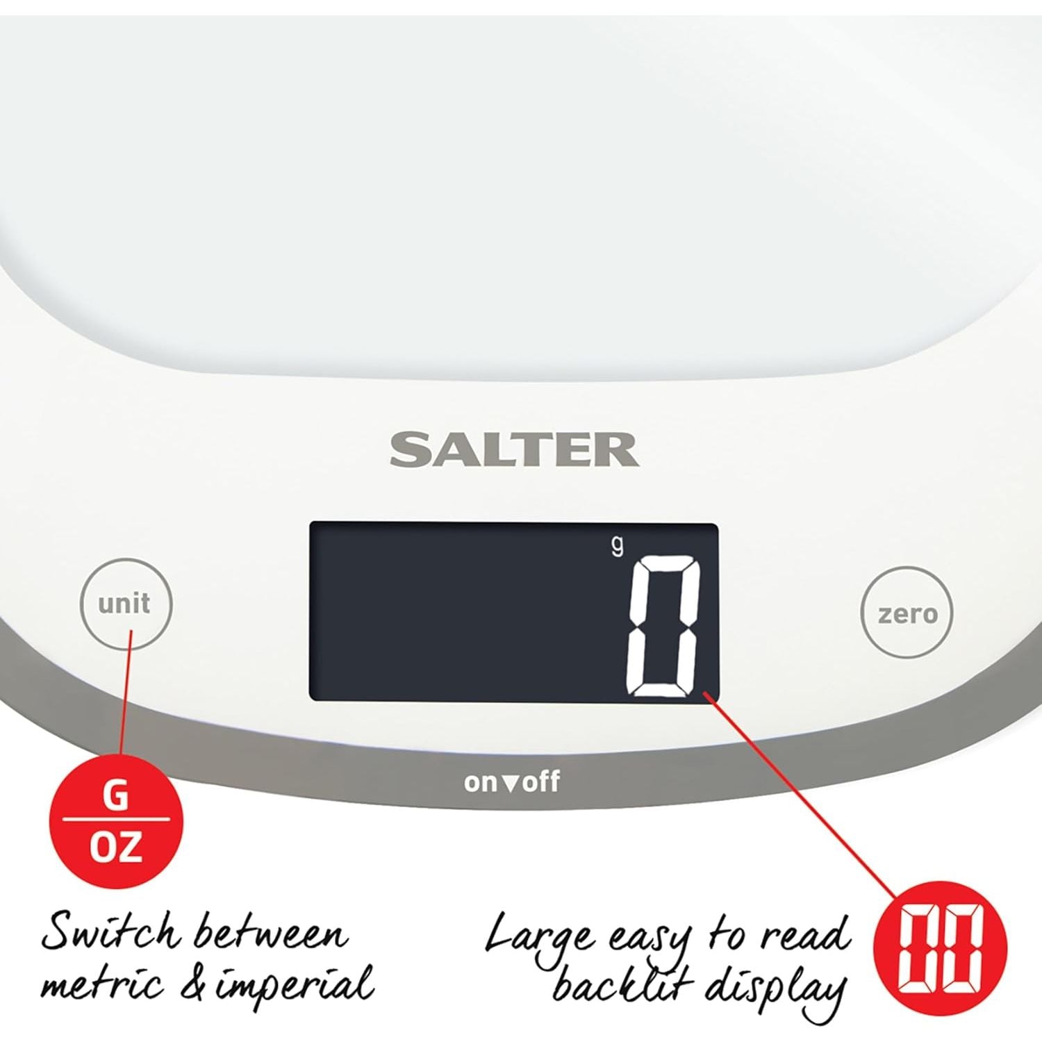 Buy Salter,Salter 1050 WHDR Digital Kitchen Scale – 5kg Capacity, Add & Weigh, Backlit Display – Curve Design - Gadcet UK | UK | London | Scotland | Wales| Near Me | Cheap | Pay In 3 | Smart Scale