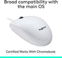 Buy Logitech,Logitech M100 Wired USB Mouse – 1000 DPI Optical Tracking, 3 Buttons, Ambidextrous – Compatible with PC, Mac & Laptop – White - Gadcet UK | UK | London | Scotland | Wales| Near Me | Cheap | Pay In 3 | Keyboard & Mouse