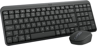 Logitech MK250 Bluetooth Wireless Mouse and Keyboard Combo: Fast & Easy Connectivity, Compact Wireless Keyboard, Ambidextrous Mouse, Durable build - Windows/MacOS - QWERTY