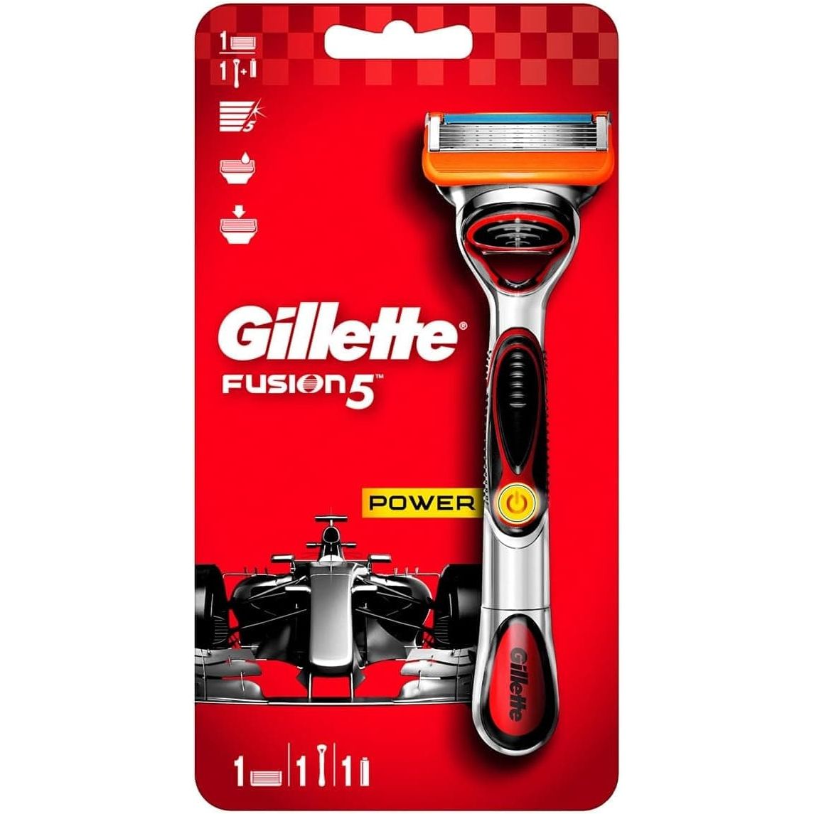Gillette Fusion 5 powered razor Precision trimmer upgraded precision blades - 2