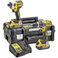 Buy DEWALT,DEWALT DCK266P2T-GB XR Brushless Combi Drill & Impact Driver Kit – 18V, 2 x 5.0Ah Batteries, TSTAK Case - Gadcet UK | UK | London | Scotland | Wales| Near Me | Cheap | Pay In 3 | Power Tool Combo Sets