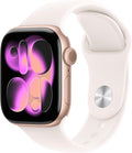 Apple Watch Series 11 GPS 42mm – Rose Gold Aluminium Case with Light Blush Sport Band S/M