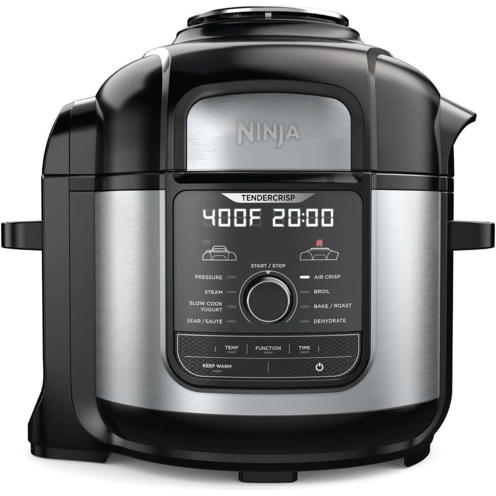 Buy Ninja,Ninja Foodi MAX Multi-Cooker [OP500UK], 9-in-1, 7.5L, Electric Pressure Cooker and Air Fryer, Brushed Steel and Black - Gadcet UK | UK | London | Scotland | Wales| Ireland | Near Me | Cheap | Pay In 3 | Cooker