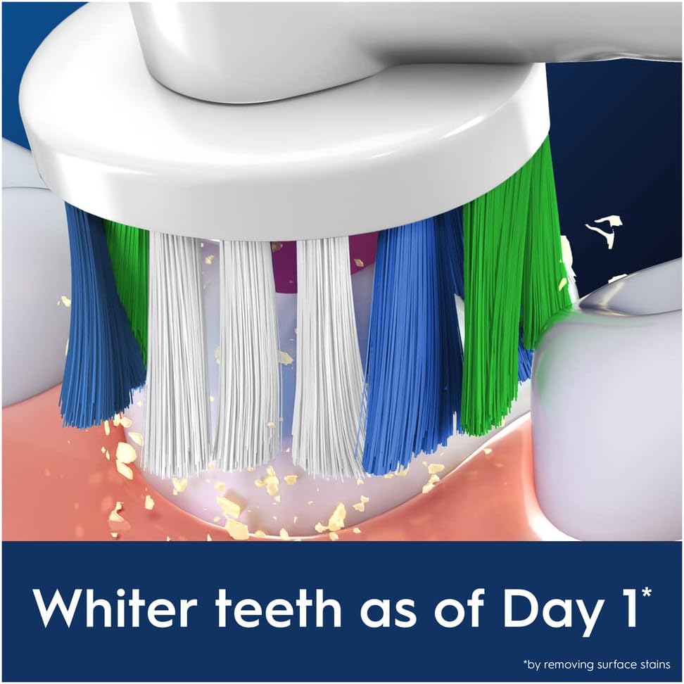 Buy Oral-B,Oral-B Pro 3D White Electric Toothbrush Head, X-Shaped Bristles And Unique Polishing Cup For Teeth Whitening And To Remove Surface Stains, Pack of 10 Toothbrush Heads, Suitable For Mailbox, White - Gadcet UK | UK | London | Scotland | Wales| Near Me | Cheap | Pay In 3 | Toothbrush
