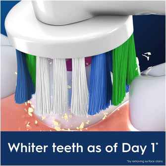 Buy Oral-B,Oral-B Pro 3D White Electric Toothbrush Head, X-Shaped Bristles And Unique Polishing Cup For Teeth Whitening And To Remove Surface Stains, Pack of 10 Toothbrush Heads, Suitable For Mailbox, White - Gadcet UK | UK | London | Scotland | Wales| Near Me | Cheap | Pay In 3 | Toothbrush