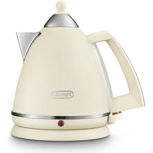 De’Longhi Argento Flora KBX3016.BG Kettle – 1.7L, 360° Swivel Base, Cream Beige