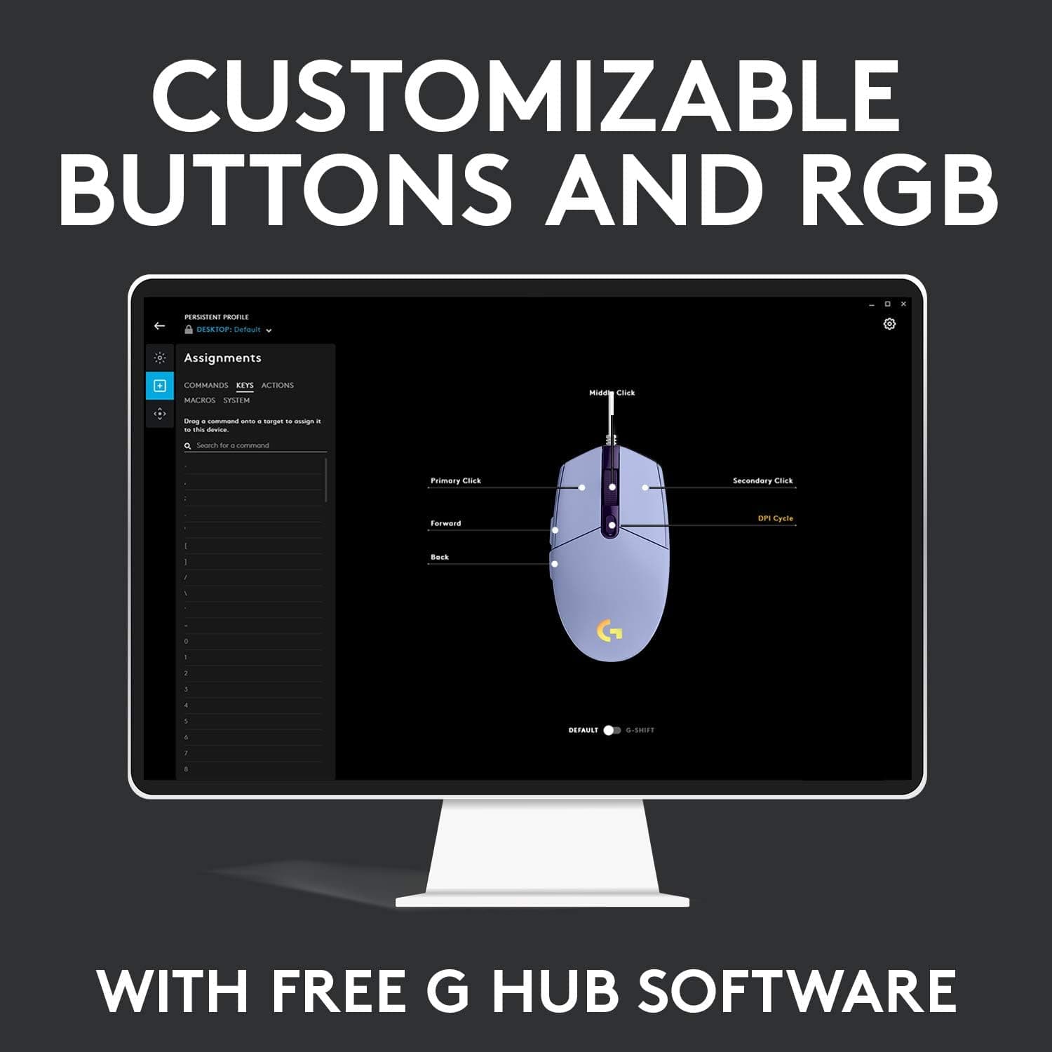 Buy Logitech,Logitech G203 LIGHTSYNC Gaming Mouse -  Lilac - Gadcet UK | UK | London | Scotland | Wales| Ireland | Near Me | Cheap | Pay In 3 | Computer Components