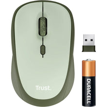 Buy Trust,Trust Yvi+ Silent Wireless Mouse – Sustainable Design, 800-1600 DPI, Ambidextrous, USB Receiver, Quiet, Green - Gadcet UK | UK | London | Scotland | Wales| Near Me | Cheap | Pay In 3 | Keyboard & Mouse