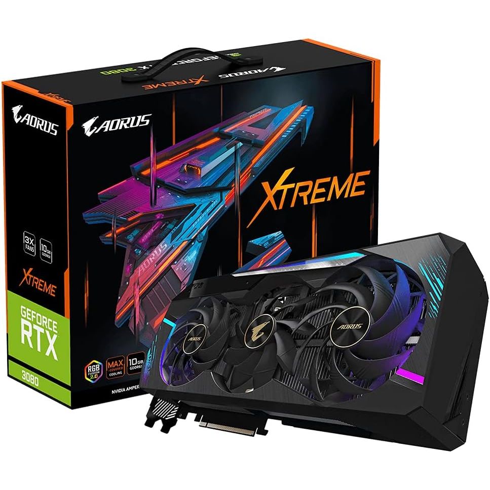 Gigabyte AORUS GeForce RTX 3080 XTREME 10GB V2 LHR Graphics Card