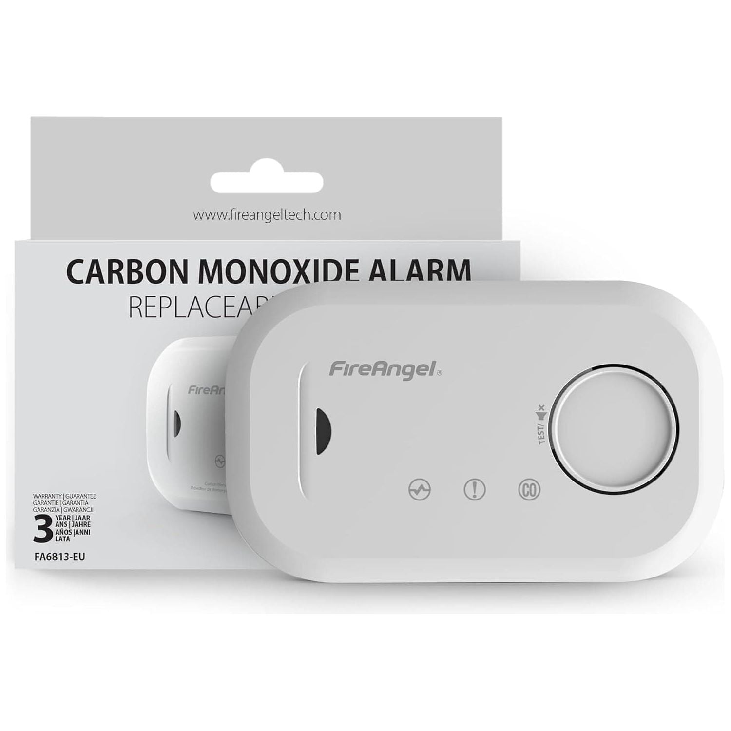 Buy Fireangel,FireAngel FA6813-EUX10 Carbon Monoxide Alarm with Replaceable Batteries - Gadcet UK | UK | London | Scotland | Wales| Near Me | Cheap | Pay In 3 | Carbon Monoxide Detectors