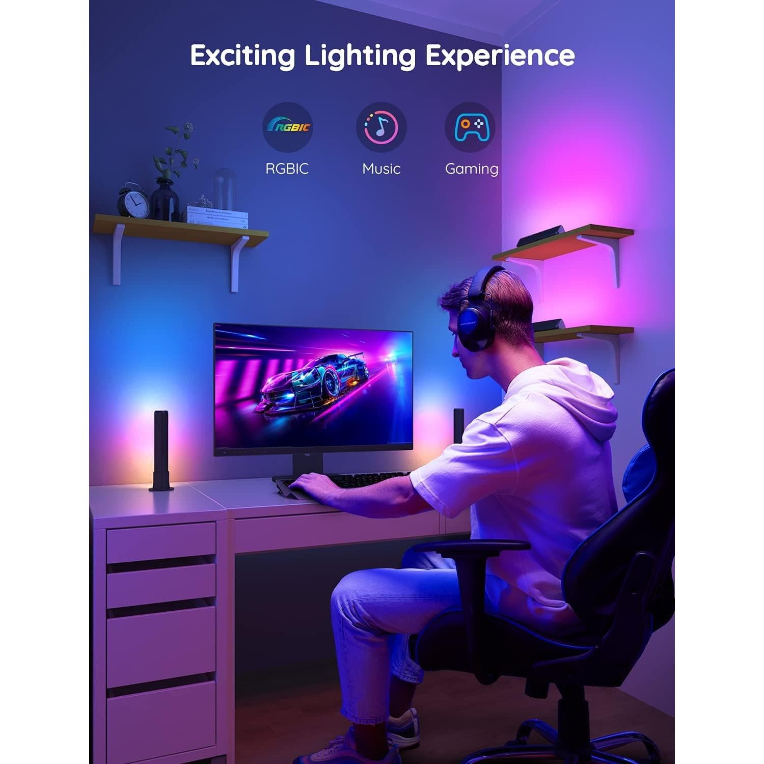 Buy GOVEE,Govee RGBIC Flow Pro - Light Bar - Gadcet UK | UK | London | Scotland | Wales| Near Me | Cheap | Pay In 3 | LED Light Bulbs