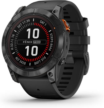 Buy Garmin,GARMIN Fenix 7X Pro, Slate Grey Stainless Steel, Black Band - Gadcet UK | UK | London | Scotland | Wales| Ireland | Near Me | Cheap | Pay In 3 | Watches