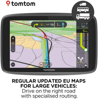Buy TomTom,TomTom Truck Sat Nav GO Professional 520 with European Maps and Traffic Services (via Smartphone) Updates via WI-FI, Designed for Truck, Coach, Bus and Large Vehicles - Gadcet.com | UK | London | Scotland | Wales| Ireland | Near Me | Cheap | Pay In 3 | GPS Navigation Systems