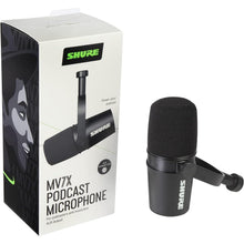 Buy Shure,Shure MV7X XLR Podcast Microphone - Pro Quality Dynamic Mic for Podcasting & Vocal Recording, Voice-Isolating Technology, All Metal Construction, Mic Stand Compatible, Optimized Frequency - Black - Gadcet UK | UK | London | Scotland | Wales| Near Me | Cheap | Pay In 3 | Microphones