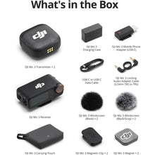 Buy DJI,DJI Mic 3 Wireless Microphone Kit – 2 Transmitters, 1 Receiver + Charging Case | For iPhone, Android, Cameras | Dual-Channel, 28-Hour Battery, Noise-Resistant, Vlogging-Ready - Gadcet UK | UK | London | Scotland | Wales| Near Me | Cheap | Pay In 3 | Microphones