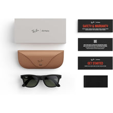 Buy Meta/Ray-Ban,Ray‑Ban Meta Wayfarer RW4008 – Large Matte Black & Graphite Green Smart Glasses - Gadcet UK | UK | London | Scotland | Wales| Near Me | Cheap | Pay In 3 | Smart Glasses