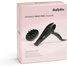 Buy BaByliss,BaByliss Turbo Smooth 2200W Hair Dryer | Professional Ionic Frizz-Free Blow Dryer with Diffuser | Black, 5572U - Gadcet UK | UK | London | Scotland | Wales| Near Me | Cheap | Pay In 3 | Hair Dryers