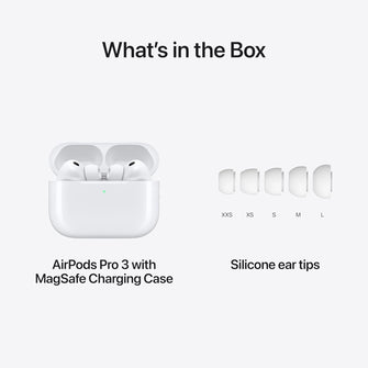 Apple AirPods Pro 3 Wireless Earbuds – Noise Cancelling, Spatial Audio, Heart Rate & Hearing Features, USB-C