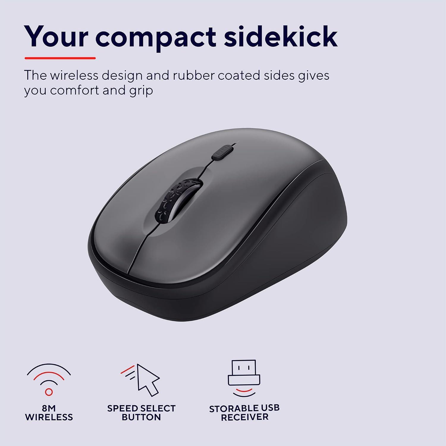 Buy Trust,Trust Yvi+ Silent Wireless Mouse – Sustainable, Compact, and Quiet - Gadcet UK | UK | London | Scotland | Wales| Near Me | Cheap | Pay In 3 | Keyboard & Mouse