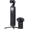 Buy DJI,DJI Pocket 2 Creator Combo - 3-Axis Handheld Gimbal Stabilizer with 4K Camera, 64MP Photo, HDR, Time Lapse, Slow Motion, Noise Reduction - Black - Gadcet UK | UK | London | Scotland | Wales| Near Me | Cheap | Pay In 3 | Camera Stabilizers & Supports