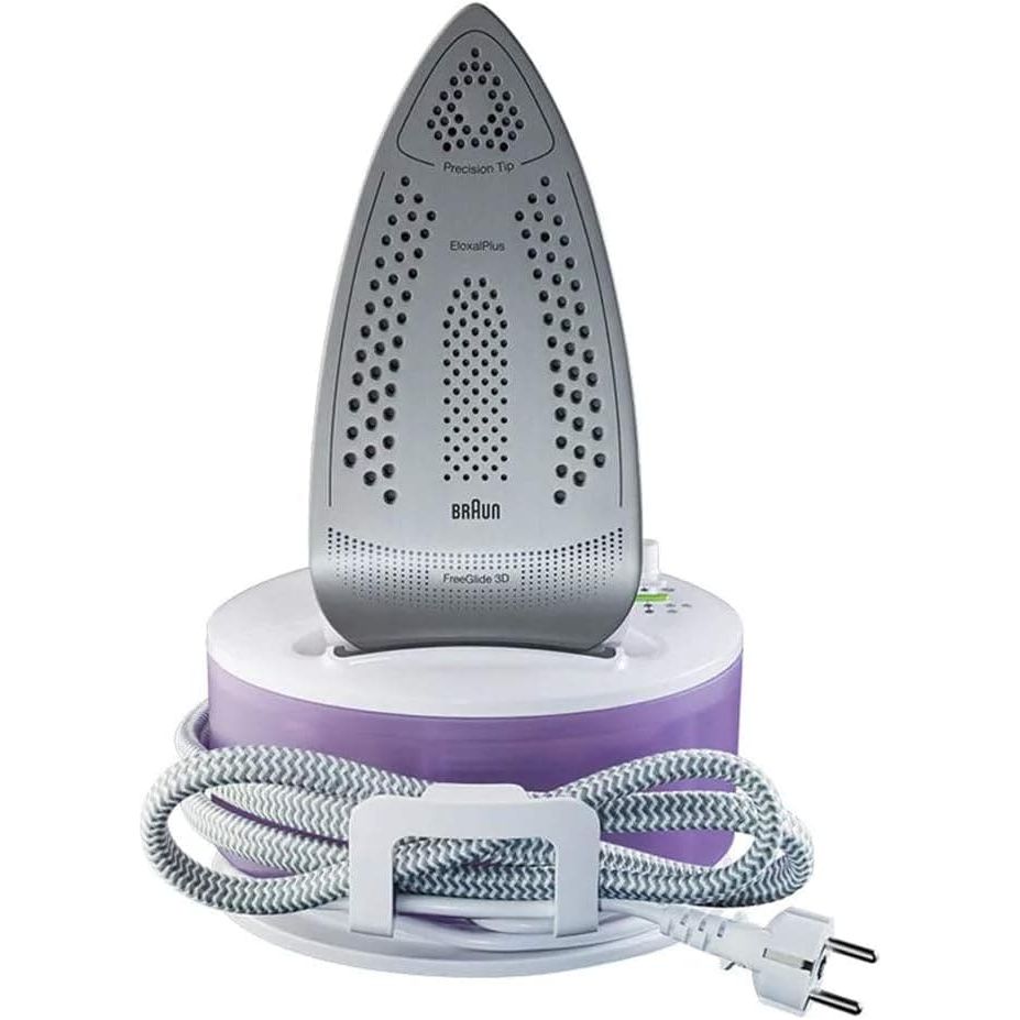 Buy Braun,BRAUN CareStyle Compact IS 2044 Ironing Center - 2200 W - 1.3L Water Tank Capacity - Curved 3D Sole White & Violet - Gadcet UK | UK | London | Scotland | Wales| Near Me | Cheap | Pay In 3 | Irons & Ironing Systems