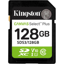 Buy Kingston,Kingston Canvas Select Plus SD Memory Card 128GB SDXC Gen3 – 150MB/s, UHS-I U1 V10 (SDS3/128GB) - Gadcet UK | UK | London | Scotland | Wales| Near Me | Cheap | Pay In 3 | Flash Memory Cards
