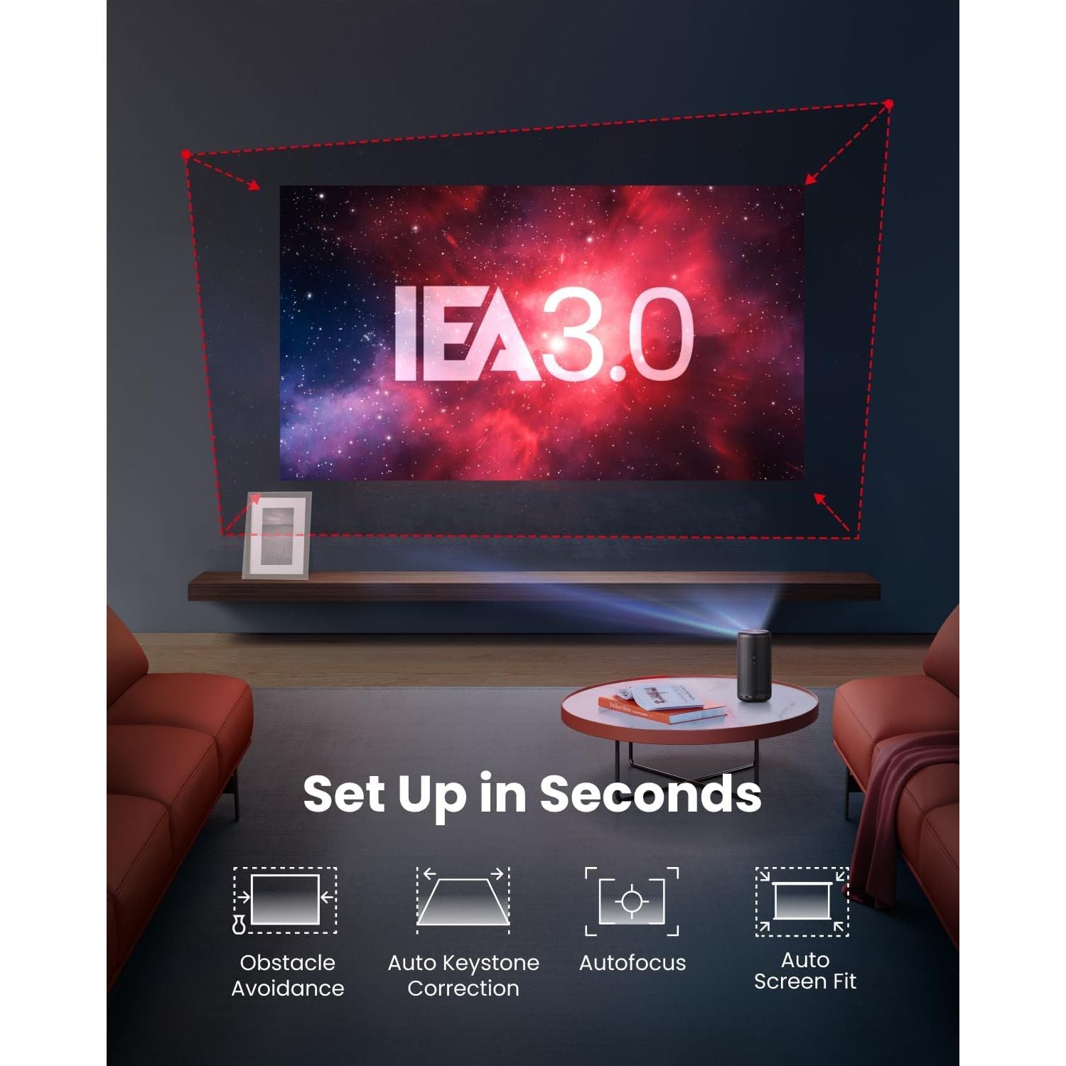 Buy NEBULA,NEBULA Capsule 3 1080p Mini Projector – 200 ANSI-Lumen, Smart Projector with Google TV, Built-In Netflix, Dolby Digital, 120-Inch Picture, 2.5 Hours Playtime, Portable with Built-In Battery - Gadcet UK | UK | London | Scotland | Wales| Near Me | Cheap | Pay In 3 | Projectors