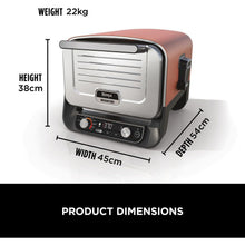Buy Ninja,Ninja Woodfire Electric Outdoor Oven – 8‑in‑1 Pizza Oven, High‑Heat Roaster & BBQ Smoker with Roast Rack, Pro‑Heat Tray, Pizza Stone, Wood Pellets & Scoop (Electric, 6 Pizza Settings, Burnt Orange, OO101UK) - Gadcet UK | UK | London | Scotland | Wales| Near Me | Cheap | Pay In 3 | Outdoor Oven