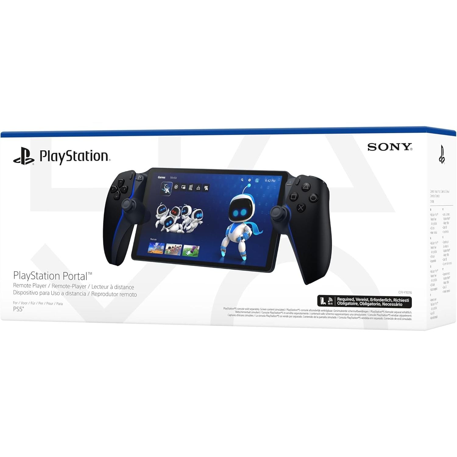 Buy PlayStation,PlayStation Portal Remote Player - Midnight Black - Gadcet UK | UK | London | Scotland | Wales| Near Me | Cheap | Pay In 3 | Home Game Console Accessories
