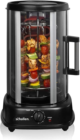 Buy Schallen,Schallen Electric 1500W 360 Rotating 21L Rotisserie Grill For Kebabs - Black - Gadcet UK | UK | London | Scotland | Wales| Ireland | Near Me | Cheap | Pay In 3 | Household Appliance Accessories