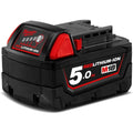 Buy Milwaukee,Milwaukee RedLithium-Ion 18V 5.0Ah Li-Ion Battery Pack – Black - Gadcet UK | UK | London | Scotland | Wales| Near Me | Cheap | Pay In 3 | Battery