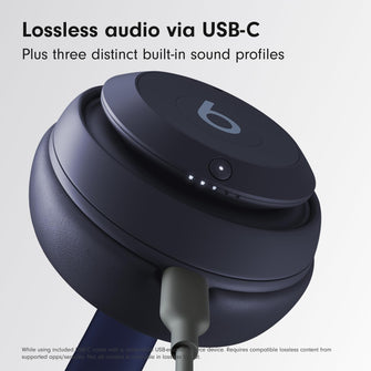 Beats Studio Pro Wireless Headphones – Noise Cancelling, Spatial Audio, USB-C, 40H Battery, Apple & Android Compatible, Navy