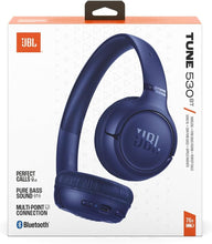 JBL Tune 530BT Wireless On-Ear Headphones with Bluetooth, Blue | Multi-point connection with Bluetooth 6.0, 76-Hour Battery Life, Google Fast Pair and Microsoft Swift Pair, Foldable Design