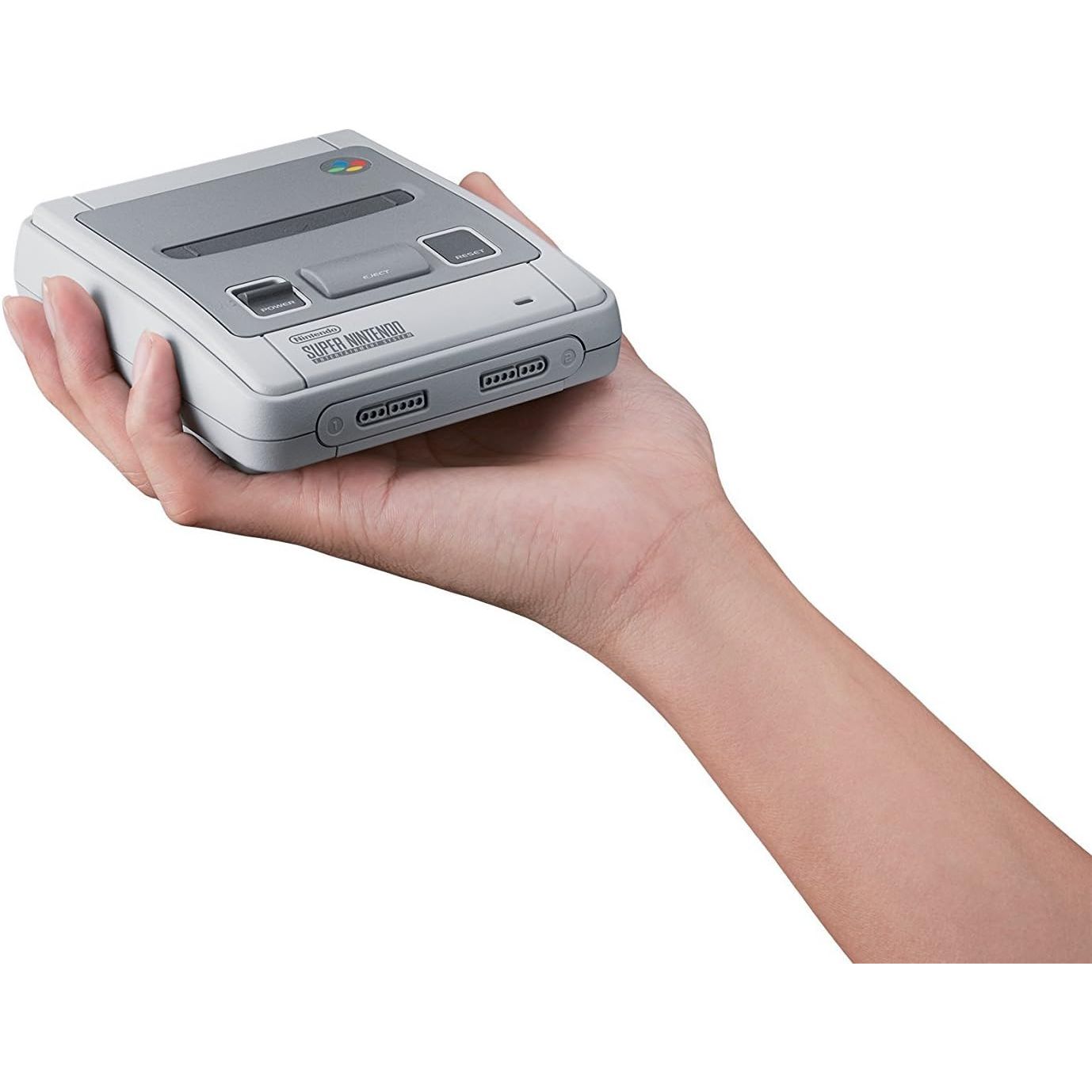 Nintendo Classic Mini: Super Nintendo Entertainment System – 21 Built-In SNES Games with 2 Controllers