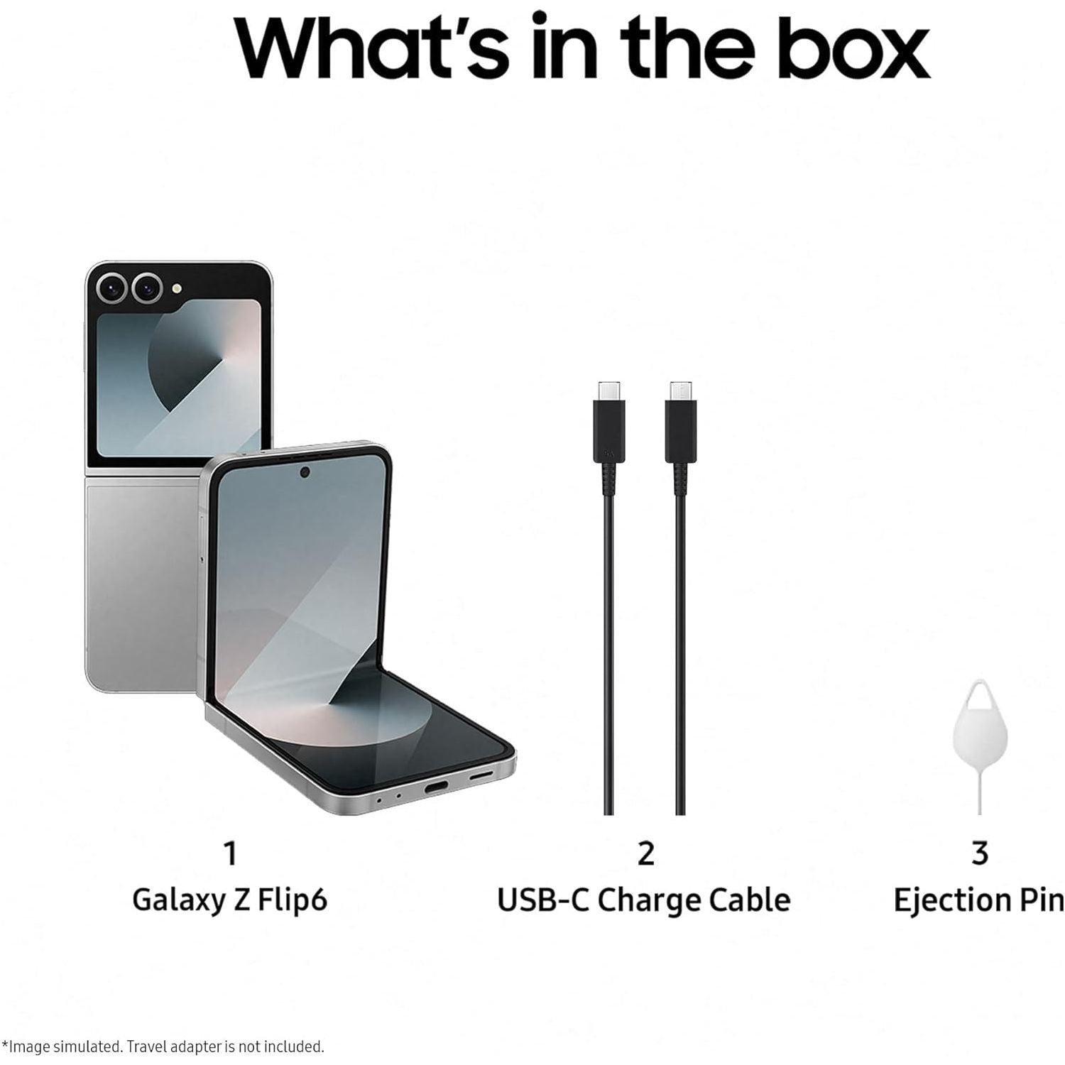 Buy Samsung,Samsung Galaxy Z Flip6 5G 256GB AI Phone Silver Shadow SIM-Free Unlocked Mobile Phone - Gadcet UK | UK | London | Scotland | Wales| Near Me | Cheap | Pay In 3 | Unlocked Mobile Phone