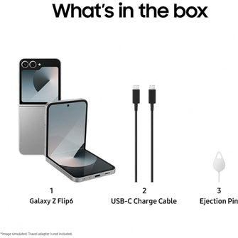 Buy Samsung,Samsung Galaxy Z Flip6 5G 256GB AI Phone Silver Shadow SIM-Free Unlocked Mobile Phone - Gadcet UK | UK | London | Scotland | Wales| Near Me | Cheap | Pay In 3 | Unlocked Mobile Phone