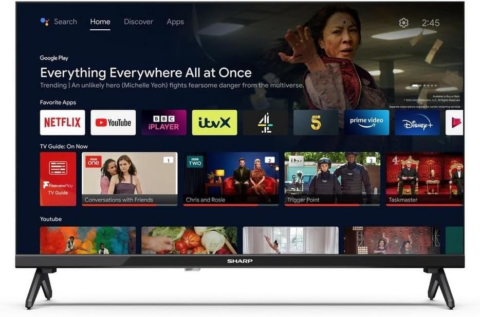 Sharp 24 Inch 1T-C24GD2425K Smart HD Ready Roku TV