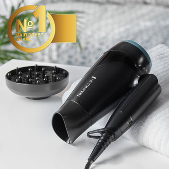 Buy Remington,Remington Travel Hair Dryer, Folding Handle, Lightweight, Worldwide Voltage, 2000W (D1500) - Gadcet UK | UK | London | Scotland | Wales| Near Me | Cheap | Pay In 3 | Hair Dryers